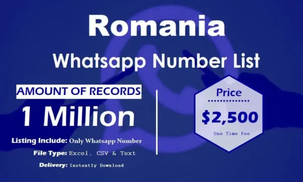 Romania WhatsApp Marketing Data 100K