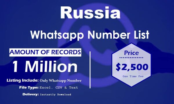 Russia WhatsApp Marketing Data 1 Million