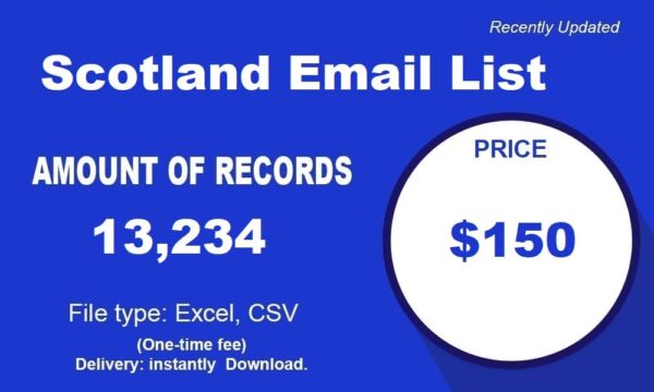 Scotland Email Marketing Data