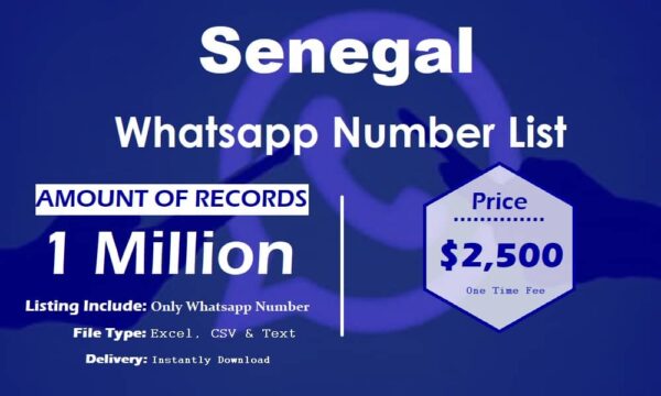 Senegal WhatsApp Marketing Data 100K