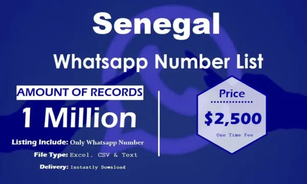 Senegal WhatsApp Marketing Data 3 Million