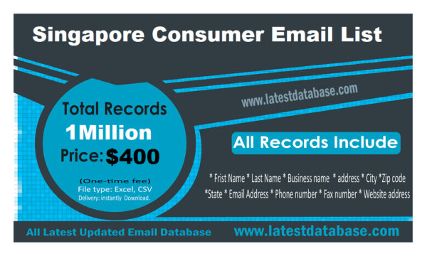 Singapore Email Marketing Data