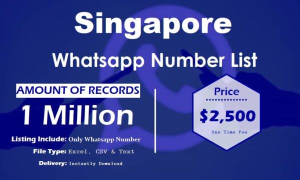 Singapore WhatsApp Marketing Data Trial