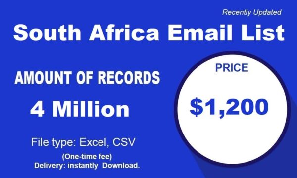 South Africa Email Marketing Data