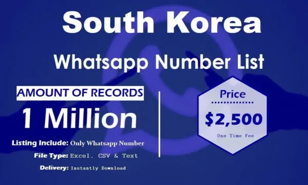 South Korea WhatsApp Marketing Data Trial