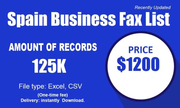 Spain Business Fax List Trial