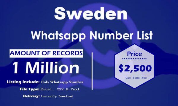 Sweden WhatsApp Marketing Data 3 Million