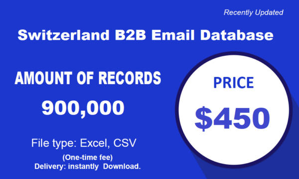 Switzerland Email Marketing Data