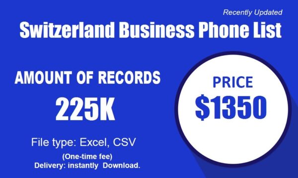 Switzerland Business Phone Marketing Data