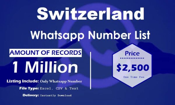 Switzerland WhatsApp Marketing Data Trial