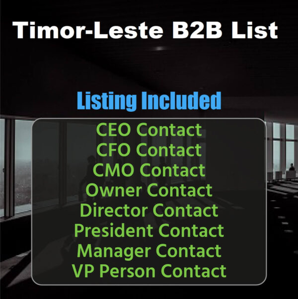 Timor Leste B2B List Full