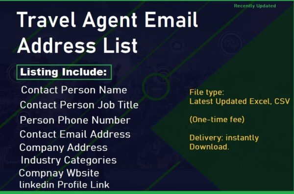 Travel Agent Email Marketing Data