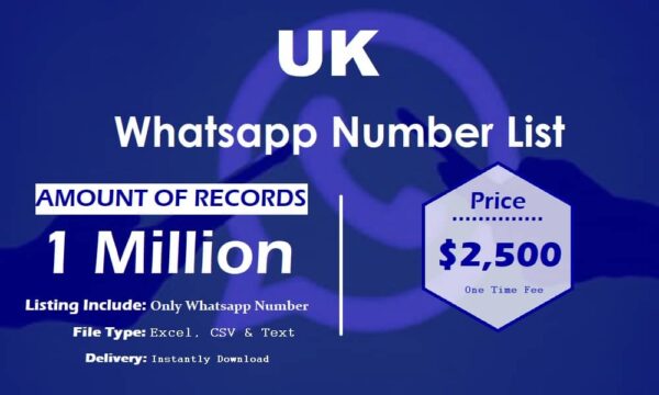 UK WhatsApp Marketing Data 3 Million