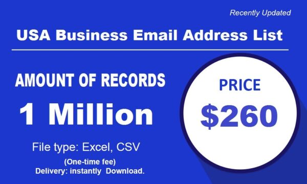 USA Email Marketing Data