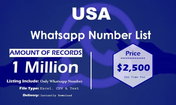 USA WhatsApp Marketing Data 3 Million