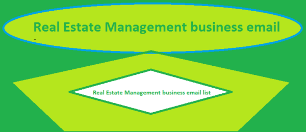 Real Estate Management Email Marketing Data