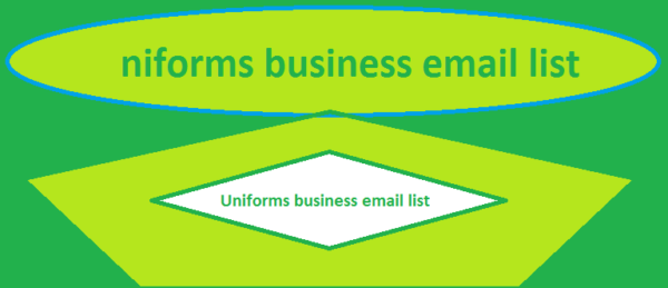 Uniforms Email Marketing Data