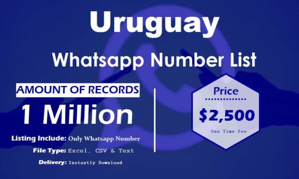 Uruguay WhatsApp Marketing Data Trial