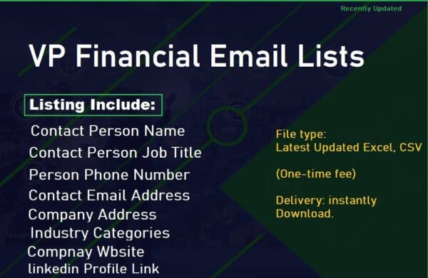 VP Financial Email Marketing Datas Trial