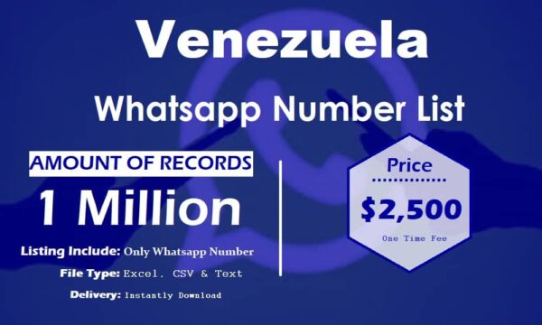 Venezuela WhatsApp Marketing Data 3 Million