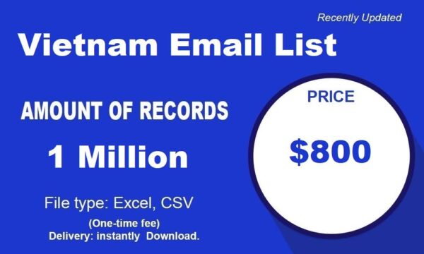 Vietnam Email Marketing Data